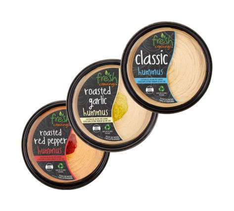 Roasted Garlic Hummus, Hummus Dip, Roasted Red Pepper Hummus, Red Pepper Hummus, Garlic Dip, Nature Words, Helvetica Neue, Packaging Labels Design, Free Product