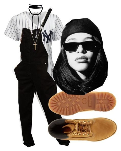 "Untitled #1115" by beautyqueen-927 ❤ liked on Polyvore featuring Majestic, ASOS, Timberland and Gucci Aaliyah Costume, 90s Hip Hop Outfits, 90s Outfit Party Hip Hop, Aaliyah Outfits, 90s Party Outfit, 90s Fashion Outfits Hip Hop, 90’s Outfits, Aaliyah Style, 90s Fashion Women