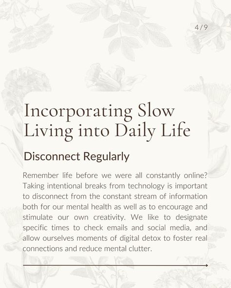 In the hustle and bustle of today’s fast-paced world, the concept of slow living has gained popularity as a refreshing antidote to the constant rush and stress that often accompany modern life. Slow living emphasizes a more intentional, mindful, and purposeful approach to life, which we at Breezy Acres are all about! In this post, we’ll explore what slow living means to us and discuss ways to incorporate slow living into daily life. . . . #slowliving #seasonalliving #rituals #breezyacresde... Living A Slow Life, Slow Paced Life, Slow Life Aesthetic, Slow Living Lifestyle, Calm Life, Living Simple Life, Cottagecore Living, Living Simple, Everything She Wants