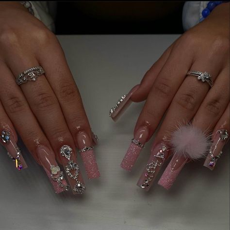 Virgo Bday Nails, Virgo Birthday Nails Long, Virgo Pink Nails, Birthday Nails Virgo 20, Virgo Queen Birthday, Virgo Birthday Nails, Virgo Birthday, Birthday Nails, Nail Art