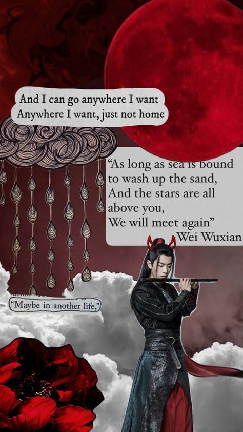 I’m sorry Wei Wuxian, this one is not as good at you. #theuntamed #mxtx #mdzs #china #red #tvshow #cdrama #tvshowaesthetic #aesthetic Wei Wuxian Quotes, Wei Wuxian Aesthetic, Aesthetic Shuffles, Maybe In Another Life, I M Sorry, Character Aesthetics, M Sorry, In Another Life, Fav Characters