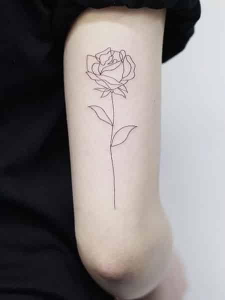 60 Popular Rose Tattoo Designs for Men - The Trend Spotter Masculine Rose Tattoo, Rose Tattoo Men, Rose Outline Tattoo, Rose Vine Tattoos, Watercolor Rose Tattoos, Compass Rose Tattoo, Rose Clock, Rose Outline, The Trend Spotter