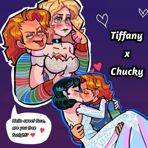 Tiff And Chucky Fanart, Chucky And Tiffany Genderbend, Tiffany And Chucky Pfp Matching, Chucky And Tiffany Art, Tiffany X Chucky Fanart, Chucky X Tiffany Fanart, Chucky And Tiffany Fanart, Tiffany Valentine Fanart, Chucky And Tiffany Matching Pfp