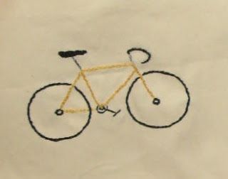 Bicycle Embroidery Pattern, Bicycle Embroidery, Bike Embroidery, Dog Embroidery, Sashiko Stencils, Distressed Tshirt Diy, Owl Embroidery, Dog Embroidery Designs, Beach Quilt