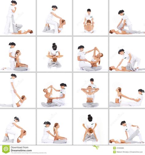 Thai Yoga Massage, Thai Yoga, Massage Therapy Business, Yoga Massage, Massage Therapy Techniques, Couples Yoga, Reflexology Massage, Partner Yoga, Shiatsu Massage