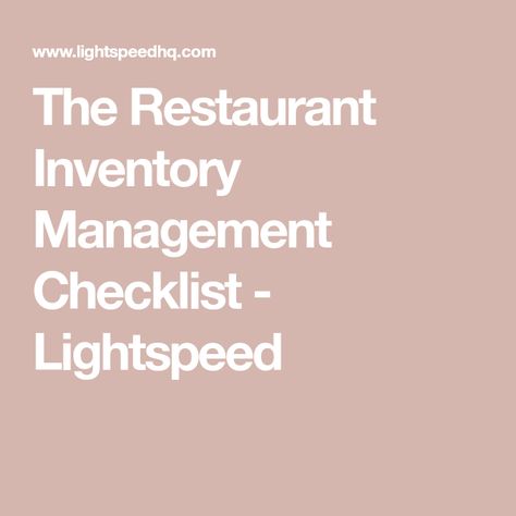 Restaurant Manager Checklist, Restaurant Inventory, Menu Engineering, Food Inventory, Inventory Control, Food Cost, Restaurant Management, Gifts Business, Inventory Management