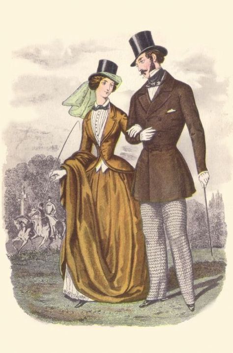 1850s Fashion, Victorian Gown, Riding Habit, Riding Clothes, Diy Clothes Refashion, Bridesmaid Outfit, Victorian Art, Clothes Women, Refashion Clothes