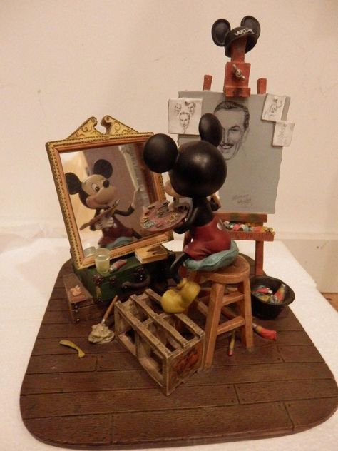 Walter Elias Disney, Epic Mickey, Walt Disney Mickey Mouse, Mickey Mouse Art, Disney Figurines, I Love Disney, Disney Favorites, World Of Disney, Love Disney