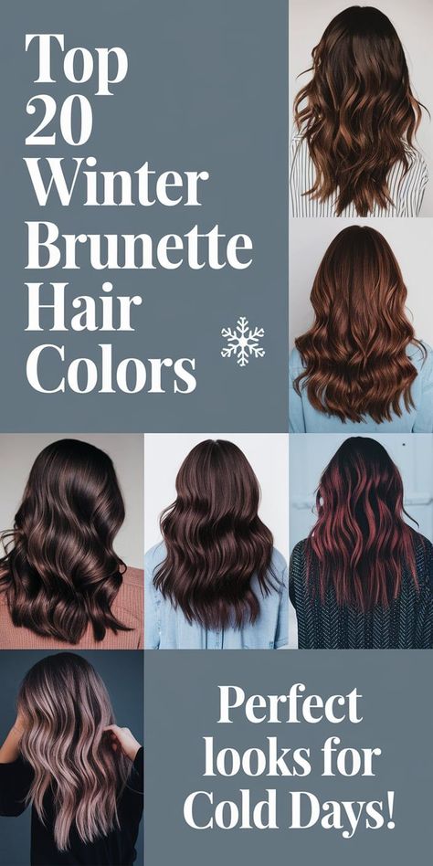 Explore the best winter brunette hair colors for 2024-2025 that combine balayage, money piece highlights, and soft ash tones. Perfect for creating depth and warmth, these shades range from dark chocolate to caramel hues that flatter pale skin and add richness to straight or wavy hair. These brunette ideas bring a modern, winter-ready vibe to your style. Brunette Tones Chart, Ash Brown Vs Chocolate Brown, Cool Ashy Brunette, Dark Brown Hair With Undertones, Hair Color Ideas For Brunettes Cool Tone, Hair For Winter Skin Tone, Level 7 Brunette Hair, 2025 Brunette Hair, Brown Hair Winter Ideas