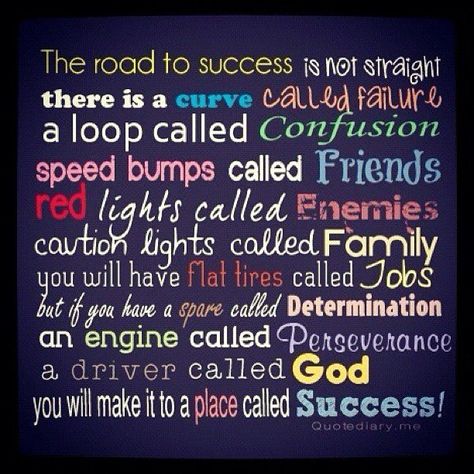 Drive carefully.... Road Quotes, The Road To Success, Road To Success, Success Quote, Speed Bump, Phoenix Rising, Never Stop Dreaming, Achieve Success, Wonderful Words