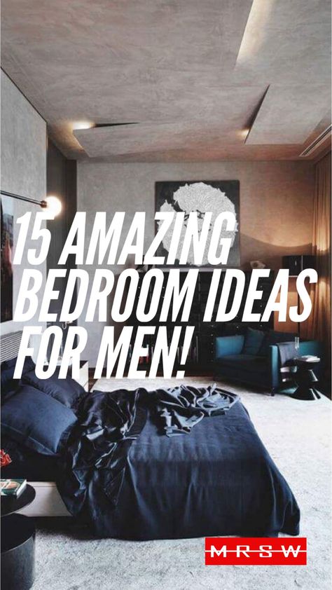 Stylish Bedroom Ideas, Bedroom Design Diy, Bedroom Ideas For Men, Mens Bedroom Decor, Bedroom Sitting Room, Luxury Bathroom Master Baths, Small Bathroom Renovations, Mens Bedroom, Rooms Ideas