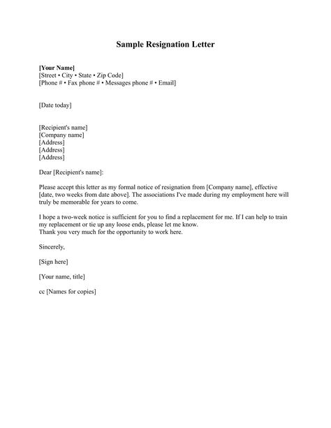 Resignation Letter Template Pdf Teacher Resignation Letter, Employee Resignation Letter, Resignation Letter Format, Resignation Letter Template, Resignation Template, Job Letter, Resignation Letter Sample, Resignation Letters, Letter Templates Free