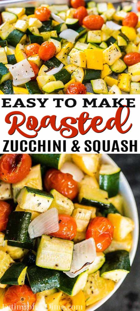 Hamburger Sauce, Zucchini And Squash, Zucchini Side Dishes, Roasted Zucchini, Roast Zucchini, Pan Recipe, Roasted Vegetable Recipes, Squash Recipe, Roasted Squash