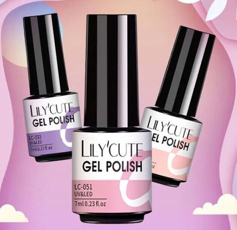 LILYCUTE 7ml Nail Gel Polish.syi Nail Art Gel, Nail Gel Polish, Nail Gel, Semi Permanent, Uv Led, Gel Nail, Gel Nail Polish, Top Coat, Gel Polish