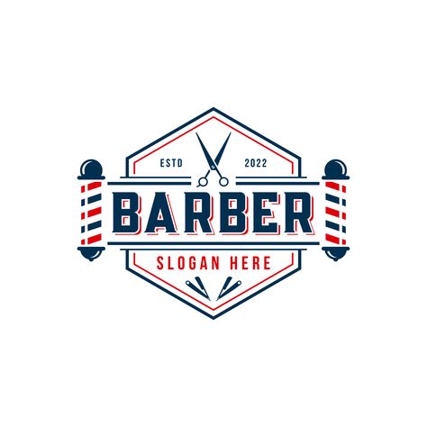 Download this Premium Vector about Premium Barbershop Retro Vintage Logo and discover more Professional Graphic Resources on Freepik. #freepik #vector #barbershop #barbershoplogo #barber #barberlogo Vintage Barber Logo, Barbershop Logo Ideas, Barber Logo Design, Logo Barber, Barber Art, Barbershop Logo, Vintage Barbershop, Barber Logo, Logos Retro