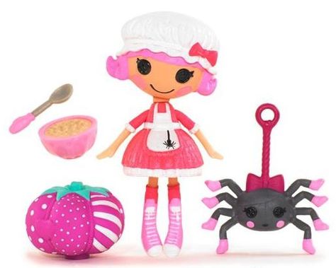 Mini Lalaloopsy, Lalaloopsy Mini, Nursery Rhyme Characters, Miss Muffet, Pet Spider, Lalaloopsy Dolls, Classic Nursery Rhymes, Christmas Fairy, Cute Toys