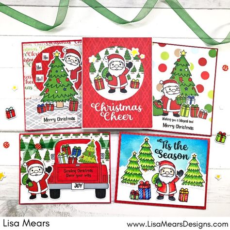 Hi everyone! I have a new video up on my YouTube channel featuring The Stamps of Life club products for September 2023. This month is all about Christmas and features Santa Claus and Christmas Trees using the HappySanta2Stamp set! 🎄🎄🎄 Click the link to see my design process for my cards. 
Join the Club: https://thestampsoflife.com/clubs/?pc=LISAMEARS
….
#stampsoflife #thestampsoflife #christmascards #cardmaker #cardkit All About Christmas, The Stamps Of Life, Stamps Of Life, Creative Scrapbook, Join The Club, Tree Stamp, Spellbinders Cards, Puffy Stickers, Christmas Tree Pattern