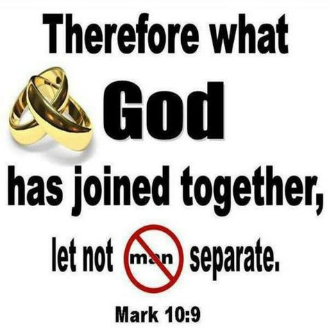 . What God Has Put Together Let No Man, Mark 10 9, Favorite Verses, Biblical Marriage, Best Marriage Advice, Loving God, Inspirational Verses, Together Lets, Christian Devotions