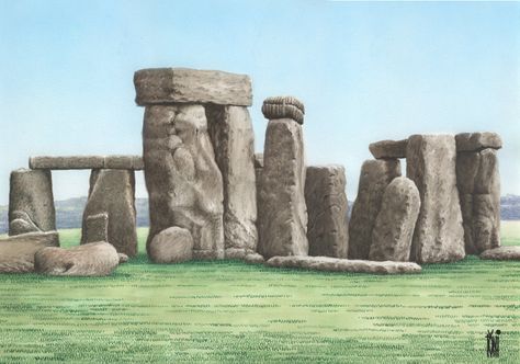 STONEHENGE_ENGLAND by toniart57 Stonehenge Drawing, Stonehenge England, Woodburning Ideas, Historic Architecture, Standing Stone, Stonehenge, Historical Architecture, The English, Art And Architecture