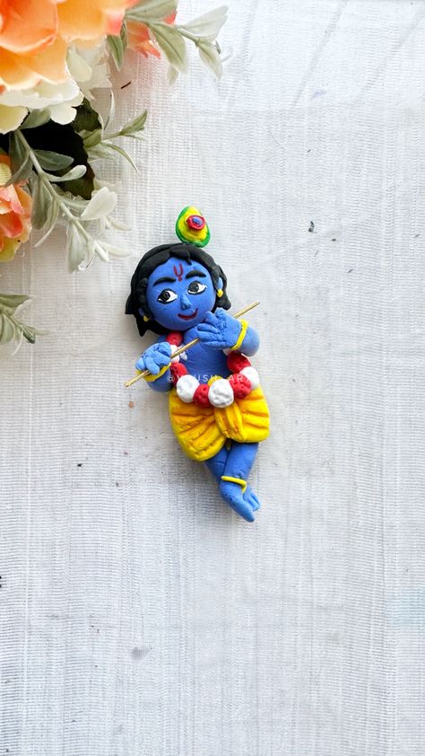 "Crafting Krishna's Grace in Clay 🌟 #ShrikrishnaClayArt" Totally enjoyed while making this cute little kanha🥰🥺❤️ If you liked this video then do share and save for later🥰. #krishna #krishnaclayart #clayart #clayartist #polymerclayart #janmashtami Krishna Clay Art, Clay Krishna, Janmashtami Special, Diy Tie Dye Techniques, Doremon Cartoon, Tie Dye Techniques, Beautiful Art Paintings, Tie Dye Diy, Shri Krishna