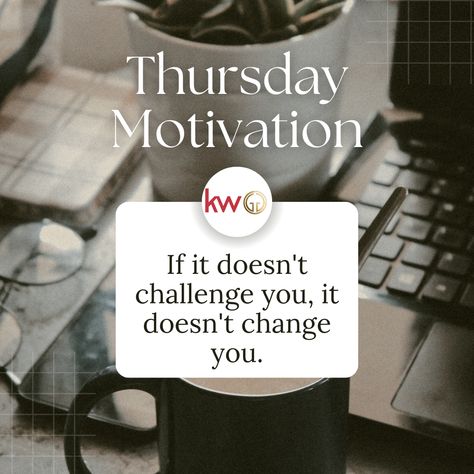 Thursday Real Estate, Better Version Of Yourself, Thursday Motivation, Better Version, Happy Thursday, Real Estate Professionals, Drink Sleeves, You Changed, Real Estate