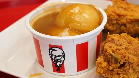 We Finally Know Why KFC Is So Cheap Kfc Mashed Potatoes Recipe, Taco Bell Secret Menu, Kfc Mashed Potatoes, Restaurant Hacks, Mashed Potatoes Gravy, Fried Mashed Potatoes, Mashed Potato Recipe, Instant Mashed Potatoes, Healthy Cake Recipes