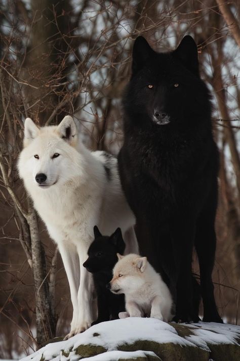 Black And White Wolf Pup, Beautiful Wolf Photography, Wolf Puppy Art, White Wolf Pup, Black Wolf Pup, White And Black Wolf, White Wolf With Blue Eyes, Black And White Wolves, Wolf Dog Hybrid