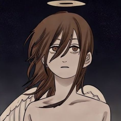 Angel Devil Pfp, Angel Devil Icon, Tatsuki Fujimoto, Howl Pendragon, Devil Angel, Devil Aesthetic, Angel Devil, Best Profile Pictures, Man Icon