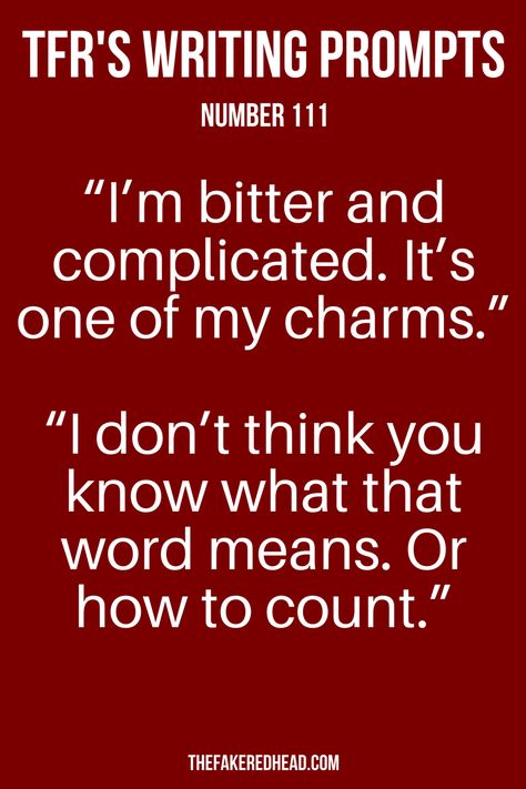 Prompt | Dialogue | Writing | Inspiration | Read | Starter | Conversation | TFR’s Writing Prompts | Number 111 | Novel | Story | Writers Corner Banter Prompts, Starter Conversation, Dialogue Writing, Free Writing Prompts, Story Writing Prompts, Book Prompts, Cody Christian, Writing Dialogue Prompts, Dialogue Prompts