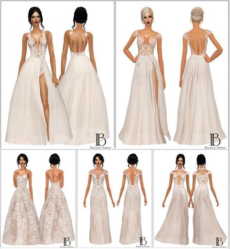 Sims 4 Bridesmaid Dress, Sims 4 Bridesmaid Dress Cc, Cc Sims, Wedding Collection, Custom Content, Sims 2, Bridesmaid Dress, Sims 4, Strapless Dress Formal