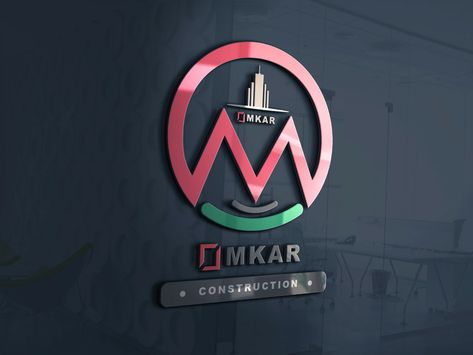 Omkar Construction 2020 logo by piyush lakade Omkar Logo, Office Furniture Layout, Bike Photoshoot, Instagram Emoji, Iphone Wallpaper Hd Nature, Construction Logo, Aesthetic Pastel, Furniture Layout, Aesthetic Pastel Wallpaper