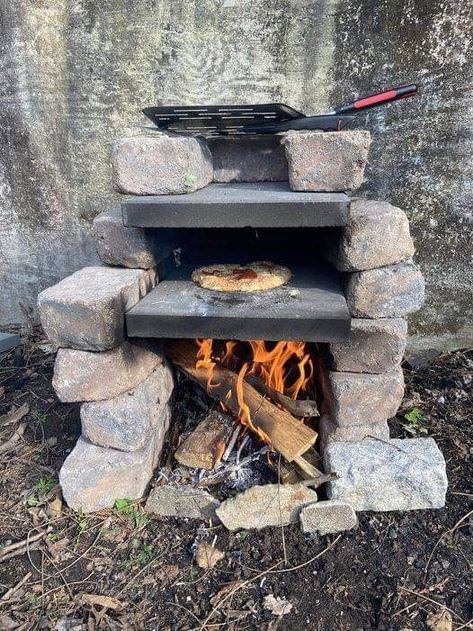 Garden Bricks, Outdoor Cooking Fireplace, Feminine Era, Diy Pizza Oven, Old Garden, Outdoor Barbeque, 2023 Design, Outdoor Oven, Outdoor Pizza Oven