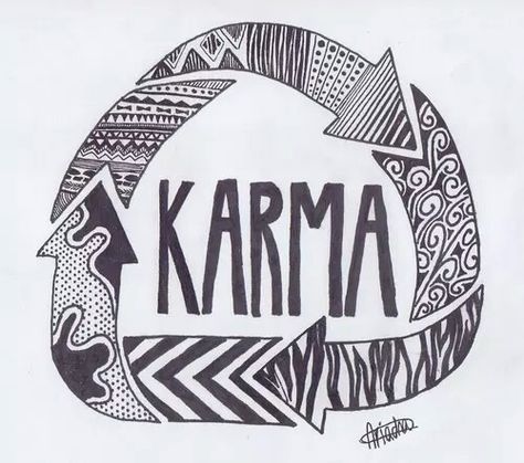 Karma drawing Karma Drawing, Meaningful Drawings, Buick Logo, Drawing Art, Call Her, Beauty Fashion, We Heart It, Decorative Plates, Fashion Photography