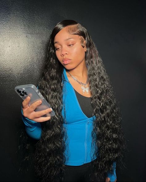 Frontal Wig Hairstyles, Black Ponytail Hairstyles, Quick Weave Hairstyles, Protective Hairstyles Braids, Frontal Hairstyles, Pretty Braided Hairstyles, Have Inspiration, Dope Hairstyles, Hair Laid