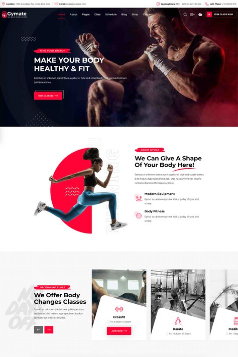 Tailored for fitness enthusiasts, personal trainers, and gym facilities, Gymat seamlessly combines form and function to create an engaging online platform. Whether you're a fitness professional showcasing your expertise or a gym seeking to inspire and attract members, Gymat is your virtual fitness hub. Gym Websites Design, Fitness Design Poster, Fitness Email Design, Gym Website Design Inspiration, Fitness Website Design Inspiration, Gym Podcast, Gym Website Design, Fitness Moodboard, Production Website Design