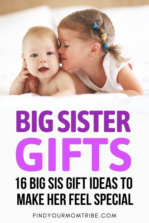 Big Sister Gift Ideas, Big Sister Kit, Big Sister Bag, Big Sister Reveal, New Big Sister Gifts, Sister Gifts Diy, Sister Gift Ideas, Sister Ideas, Big Sister Announcement