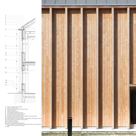 Green Corridor, Wood Facade, Cladding Design, Facade Cladding, Sacred Architecture, Wood Cladding, Wooden Cabins, Modular Building, Urban Architecture