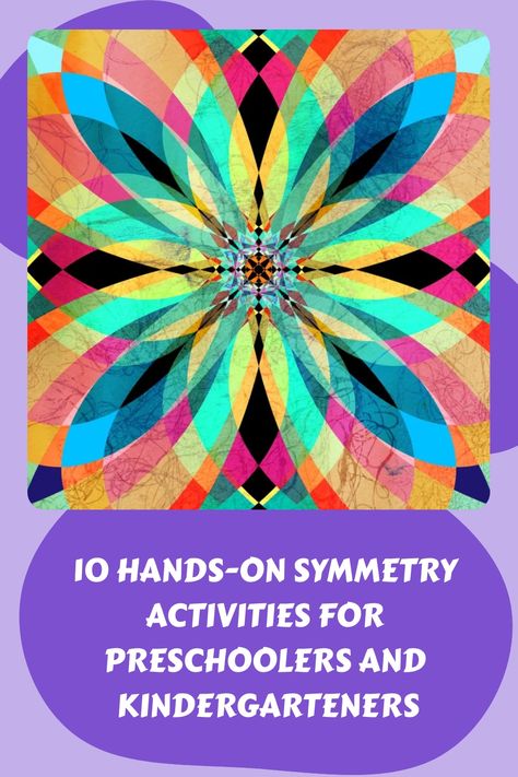 10 Hands-On Symmetry Activities for Preschoolers and Kindergarteners Preschool Symmetry, Mirror Drawing, Teaching Patterns, Symmetry Activities, Shape Matching Game, Nature Exploration, Butterflies Activities, Mirror Drawings, Preschool Stem