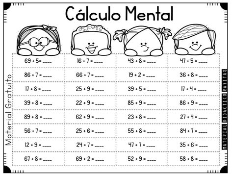 CÁLCULO MENTAL - Imagenes Educativas Math Exercises, Geography Activities, Mathematics Worksheets, Studying Math, Elementary Math, Education Math, Kindergarten Worksheets, Second Grade, Study Tips