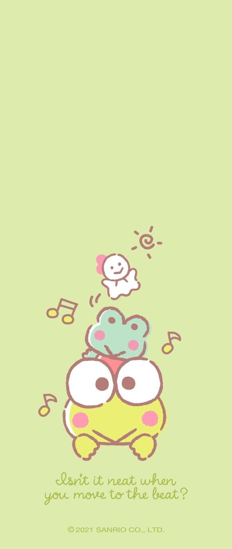 Sanrio Frog Wallpaper, Main Wallpaper, Mickey Mouse Wallpaper Iphone, Frog Wallpaper, Cute Lockscreens, Hello Kitty Themes, Mickey Mouse Wallpaper, Sanrio Wallpaper