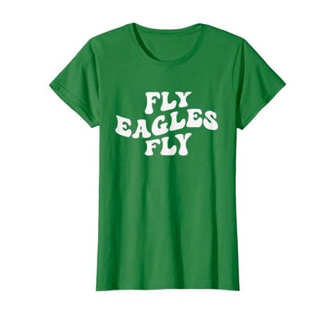 Eagles Flying, Eagles Shirt, Fly Eagles Fly, Flying Bird, Birds Flying, Branded T Shirts, Eagles, Shoes Jewelry, Top Styles