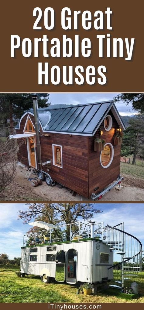 Portable House Ideas, Off Grid Tiny House On Wheels, Portable Storage Shed Tiny Homes, Van Tiny House, Tiny Home Trailer Plans, Small Tiny House On Wheels, Tiny House Portable, Cheap Tiny Home Ideas, Diy Tiny Home On Wheels