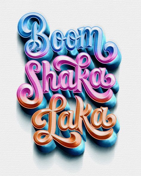 ✨Boom Shakalaka✨ #all4artchallenge @all4artchallenge #lettering #modernscript #digitallettering #handlettering #watercolorlettering #digitalwatercolor #procreatewatercolors #procreate #watercolorbrushcalligraphy #watercolor #3dlettering #3dwatercolor #dailylettering M Cursive, Boom Shakalaka, Logo Design Process, Watercolor Lettering, 3d Letters, Brush Calligraphy, Digital Watercolor, Letter Art, Design Process