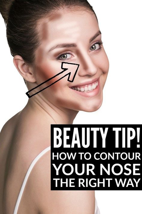 How to contour your nose properly Contouring Nose, Smaller Nose, Age Makeup, Contouring Tips, How To Contour Your Face, Crooked Nose, Bulbous Nose, Eyeshadow Basics, Nose Jobs