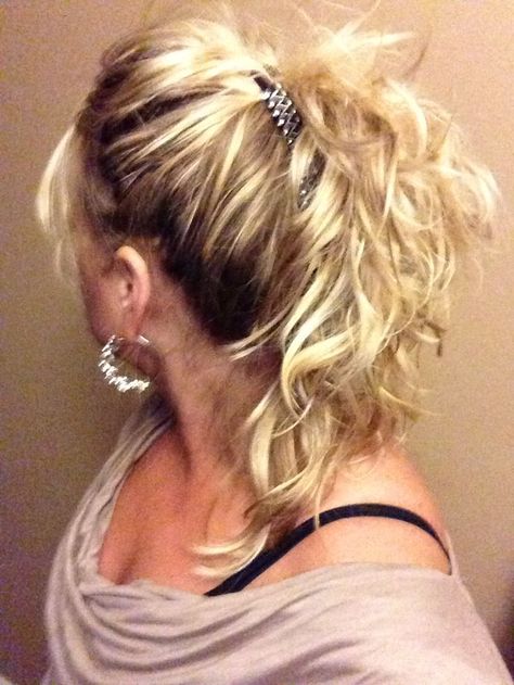 80s Banana Clip, 80s Banana Clip Hairstyles, Banana Comb Hairstyles, 80s Updo, 80's Hairstyles, Curled Bob Hairstyle, Banana Clip Hairstyles, 80's Hairstyle, 1980s Hair