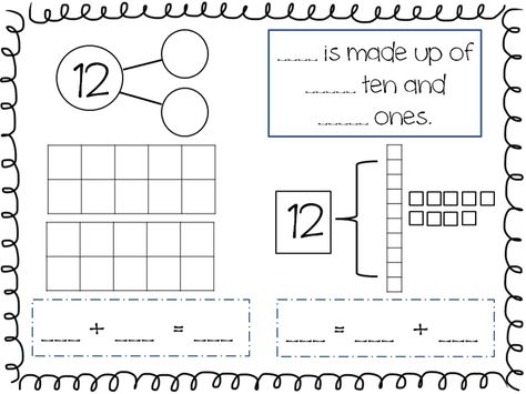 Compose and Decompose Numbers 11-19 FREEBIE Composing And Decomposing Numbers 1st Grade, Base 10 Activities, Composing And Decomposing Kindergarten, Composing And Decomposing Numbers 11-19, Compose And Decompose Numbers, Composing Numbers, Composing And Decomposing Numbers, Math Websites, Decomposing Numbers