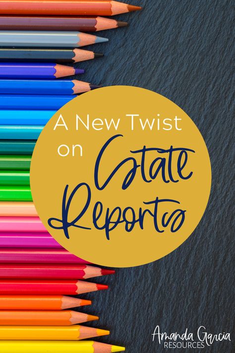 Do your students write state reports? I just love the organization and structure of a good old-fashioned state report. The research is predictable, the facts are easy to check, and students are especially engaged when they get to research the state of their choice! These simple, fun templates create an engaging and interactive state report project for upper elementary students! State Report Projects, State Report Template, Amanda Garcia, Fun Templates, Classroom Library Organization, Library Organization, Writing Projects, Literacy Resources, Research Writing