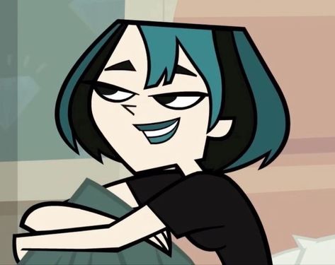 Gwen Hair Total Drama, Total Drama Island Pfp Gwen, Total Drama Island Gwen Icon, Gwen Total Dramarama, Di Reality Television Theme, Gwen Tdi Pfp, Gwen Pfp Total Drama, Gwen A Tutto Reality, Gwen Total Drama Pfp