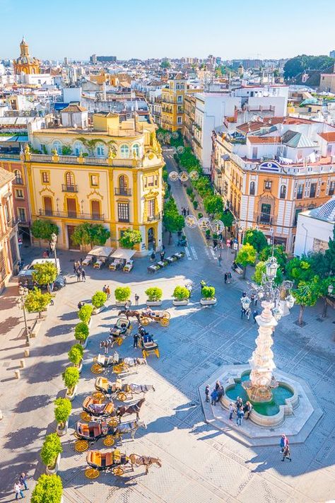 Spain Flamenco, Spain Seville, Spain Aesthetic, Sevilla Spain, City Skylines, Seville Spain, Dream Travel Destinations, Interesting Places, Travel Places