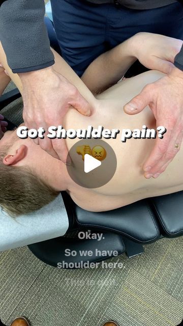 Sick & Tired of Pain? on Instagram: "If you have SHOULDER PAIN when you: 👉bring your arm over your head or  👉bring your arm out in front of you   You most likely have ADHESION in the shoulder capsule near infraspinatus and teres minor junction.   Adhesion is a glue-like substance created in the body around areas of stress, overuse, and/or injury. It’s built to protect the area, which is great, but when the area is healed, and the adhesion remains, a specialist is needed to remove it.   No amount of stretching or strengthening of the muscles will remove the wads of adhesion. Only specific tension applied by hands 🤚, instruments, or shockwave to TEAR the adhesion will do the trick.   This is what’s happening here.   Dr. Lytle is manually removing adhesion from the shoulder capsule.   If y Arm Massage, Shoulder Massage Techniques, Body Massage Techniques, Hand Pain, Shoulder Massage, Massage Techniques, Muscle Pain, Your Head, Shoulder Pain